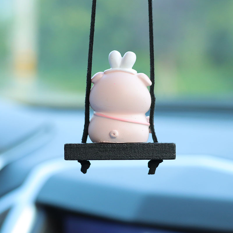 Cross-border e-commerce for creative piggy car interior pendants car ornaments car pendants decorative pendants