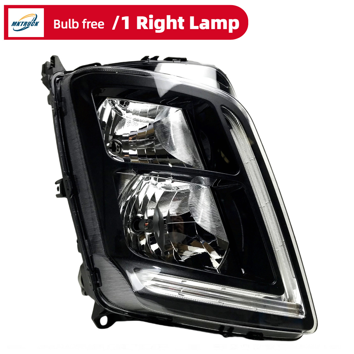 Camión de lámpara LED halógeno delantero montaje Volvo-aplicable a la importación de camión pesado HOW FMX500 accesorios de lámpara