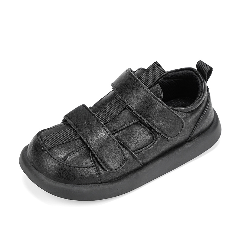 Zapatos de cuero para niños 2026 primavera y otoño nuevos zapatos de espectáculo negro británico con suela suave, zapatos de espectáculo de estudiantes para niños Lefour image 6