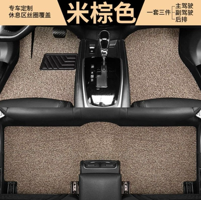 Modelə uyğun ayaqaltı Mats, Custom-Fit for Specific Vehicles, Easy - next-gen-aviation-materialfull-set-for-5-seater-vehicles-wear-resistant-championbeige-brown