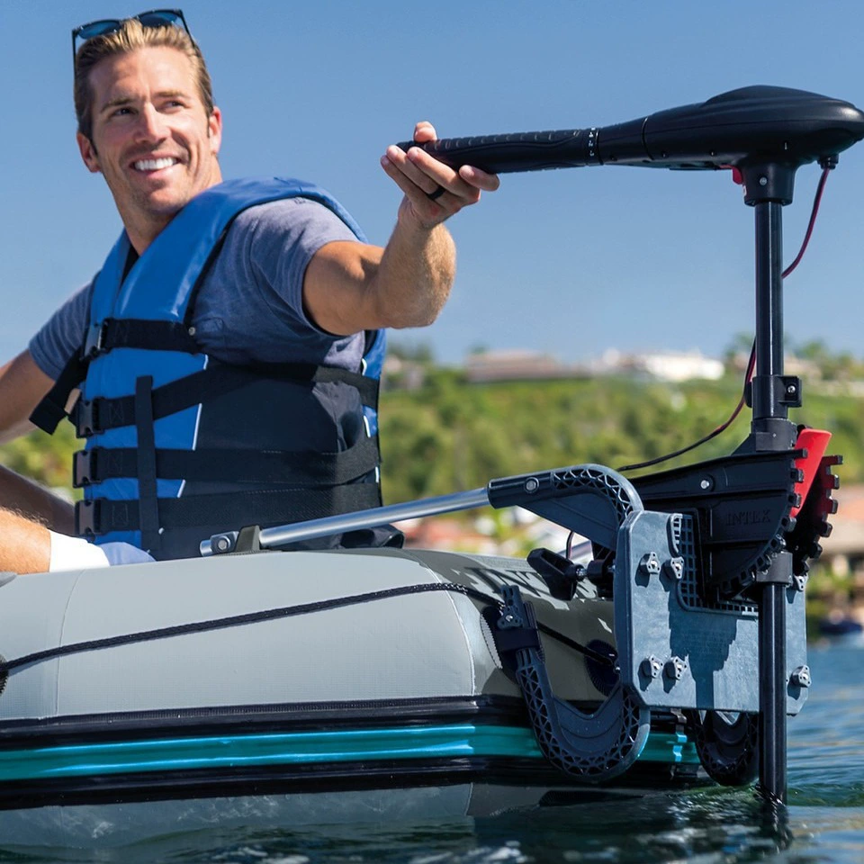 INTEX68631 электродвигатель надувная лодка водный винт двойной морской тяги резиновая лодка подвесной