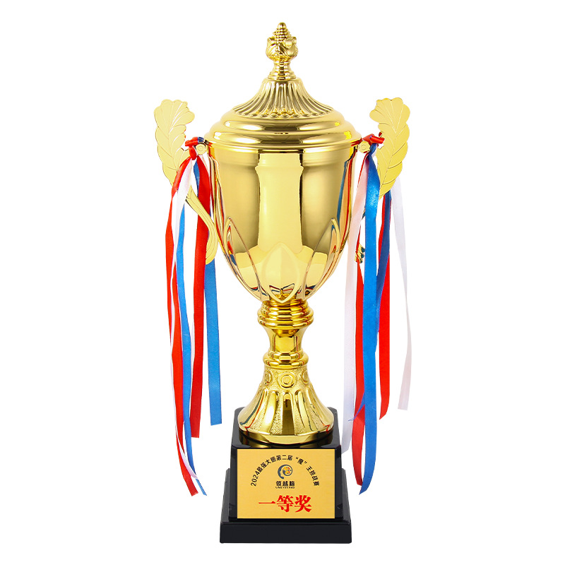 Fabricación de trofeos de metal creativos Premios de partidos de baloncesto Premios honorarios Taza de Oro Jardín de infantes para niños Premios al excelente personal