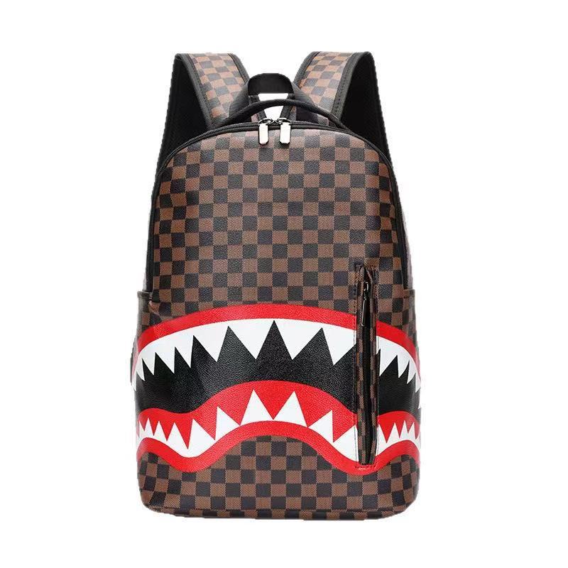 Big mouth plaid brown