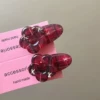 With bow, red