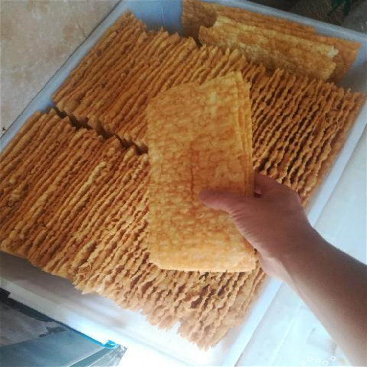 炸脆片机器  网带输送煎饼脆皮油炸加工设备 提供安装售后
