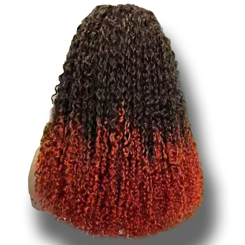 Cross-Border New 5X5 Front Lace Wig Human Hair Pixie Curly Wigs