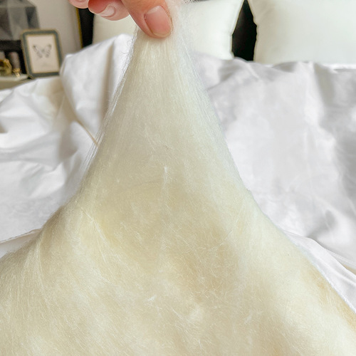 New cotton jacquard mulberry silk quilt universal for all seasons double palace cocoon mother-in-law quilt thickened silk quilt quilt core wholesale