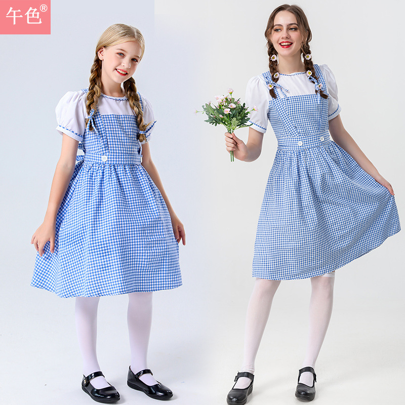 Lvye Xianzun Tao Le Qian Princess Alice skirt parent -child clothing…