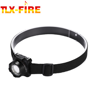 Cross-border new COB convex mirror night fishing lamp night running portable rechargeable strong light outdoor long-range large floodlight night fishing head
