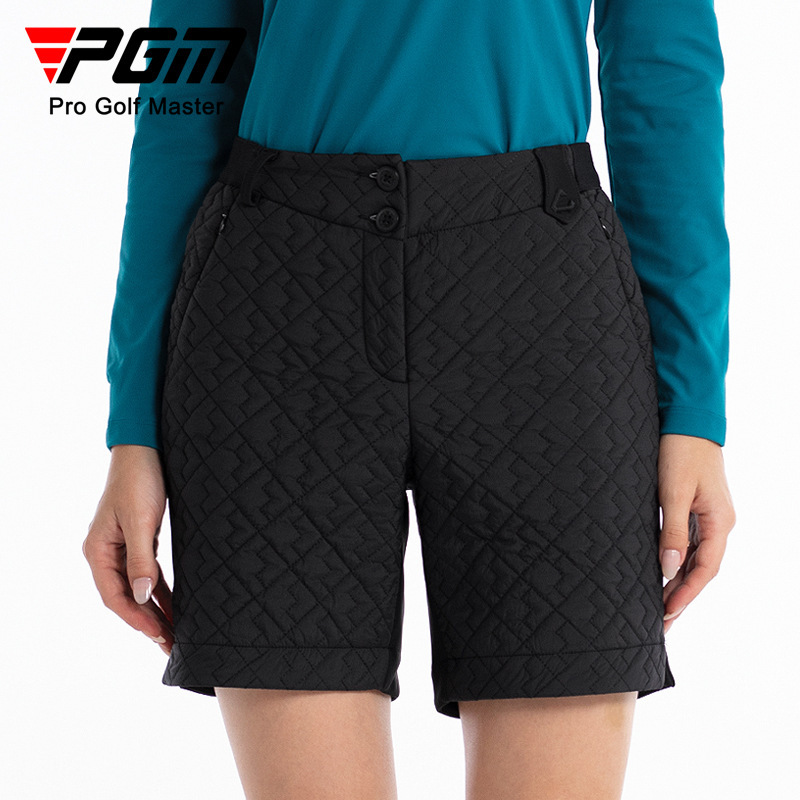 PGM golf pants women's autumn and winter cotton sports shorts light heating inner elastic belt comfortable warm