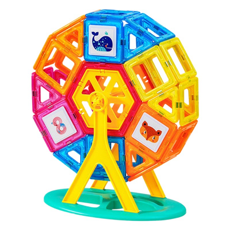 Gran hoja magnética bloques de construcción imán magnético 3-6-8 años de edad niños y niñas piezas sueltas variedad Asamblea