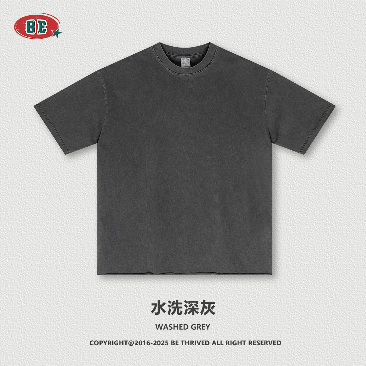 Be Hombres| 2025 verano marca de moda americana pesada azul borde grande hombre camiseta de mangas cortas pantalones cortos set hombre