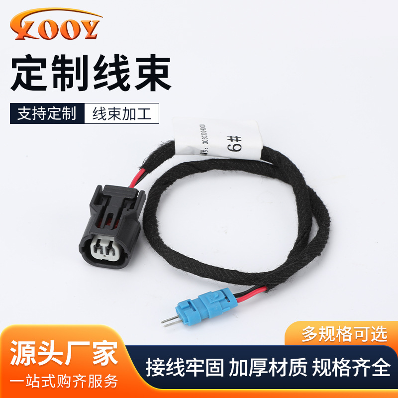 定 做线束端子线 电源插头汽油泵插头电子燃油泵转接线束