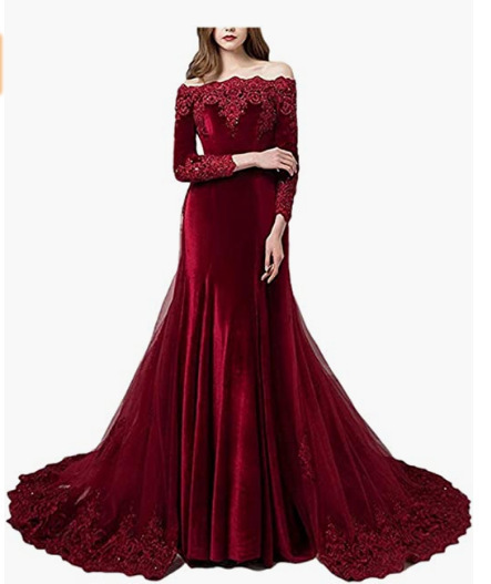 New evening dress sexy fishtail hip simple satin ball costume host party dress wholesale