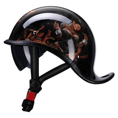 Motosiklet kaskı (dəbilqə) — Summer Personality Half Helmet