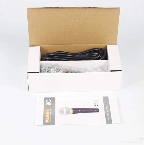 Wired microphone, dynamic microphone audio interface for live streaming, home-use computer karaoke system, stage sound system with amplifier, handheld microphone