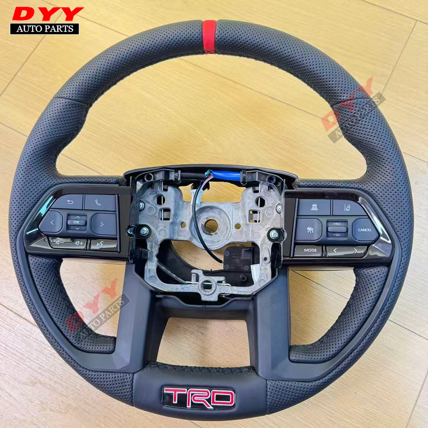 Suitable for 25 Models of Tacoma, 4Runner, and Other Leather-Trimmed Vehicles, Steering Wheel Assembly for Old-To-New Steering Wheel Conversion