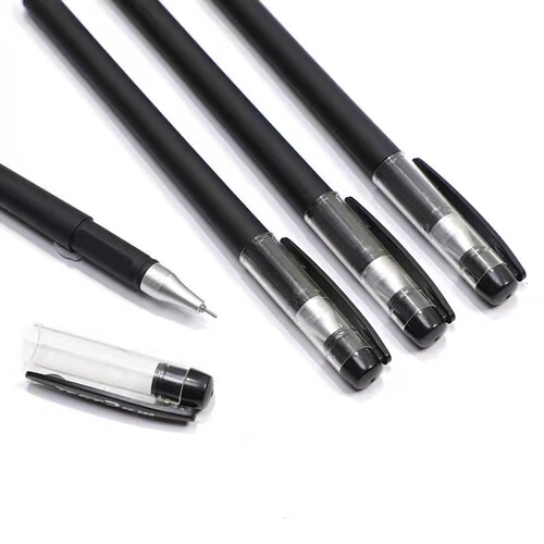 GP-380 black matte neutral pen carbon fiber ballpoint water-based office study exam wholesale