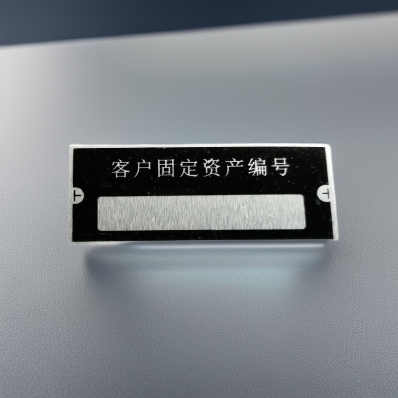 供应设备二维码铝铭牌 设备形号铝牌按钮开关标牌框