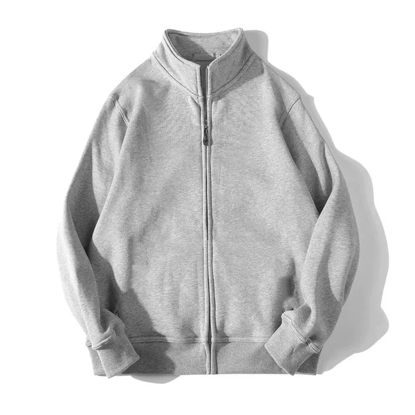 Men's Autumn Loose Men's Jacket Sports Casual Zipper Stand Collar Foreign Trade Jacket Casual Top