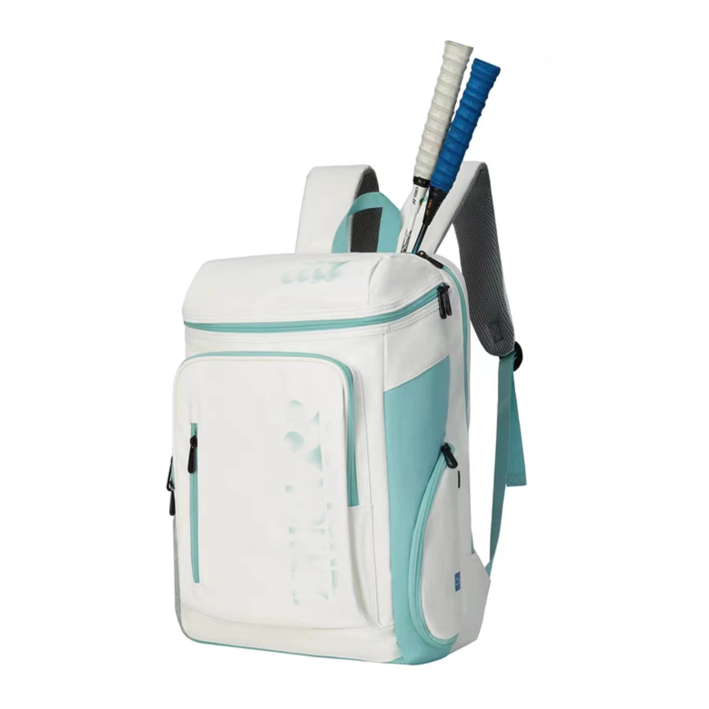 Bolsa de bádminton 1408 para hombres y mujeres, mochila de tenis para deportes al aire libre de gran capacidad para equipos nacionales con compartimento independiente para zapatos, impermeable