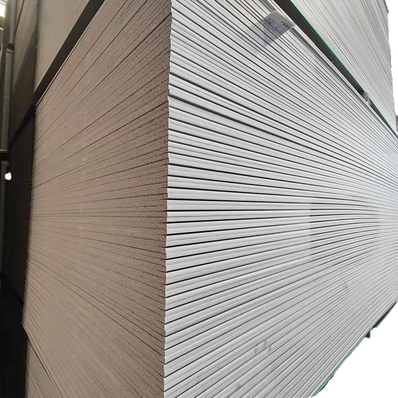 Tablero de yeso de papel estándar material de techo de pared de partición tablero de yeso de papel estándar decoración del hogar techo de oficina