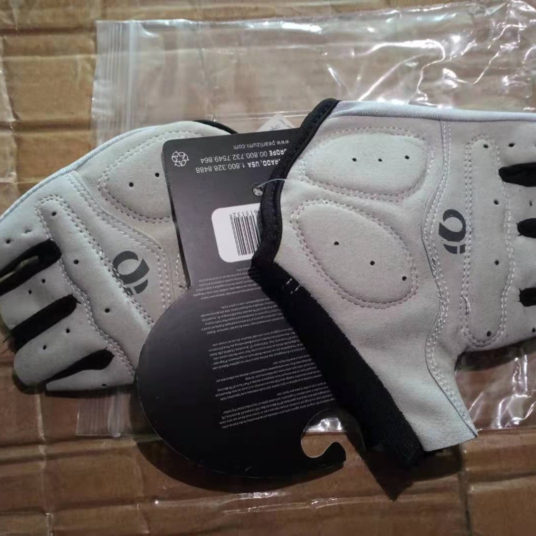 Venta al por mayor guantes de bicicleta guantes de ciclismo bicicleta de una sola palabra metros guantes medio dedo guantes de bicicleta de montaña dedo corto