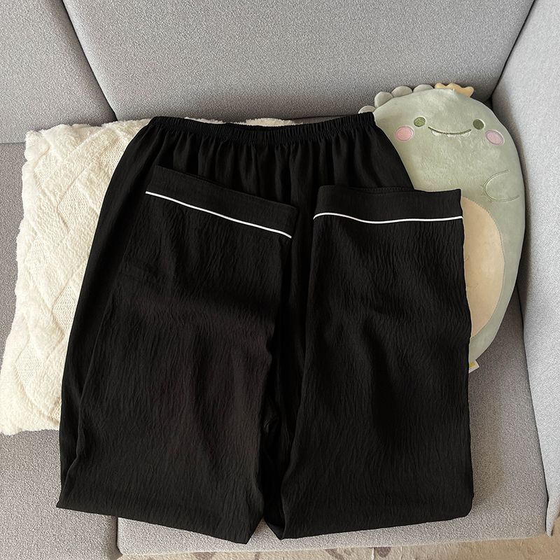 Al por mayor transfronterizo primavera y otoño explosivo pijama hombre nubes de algodón solapa de manga larga pantalones cardigans de color sólido ropa casera