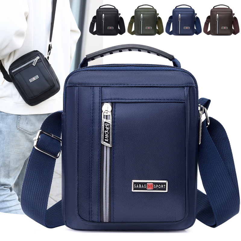 Nuevo bolso de moda para hombres para salir ocio bolso de mochila estilo nylon ligero de viaje universal bolso de hombro mayorista