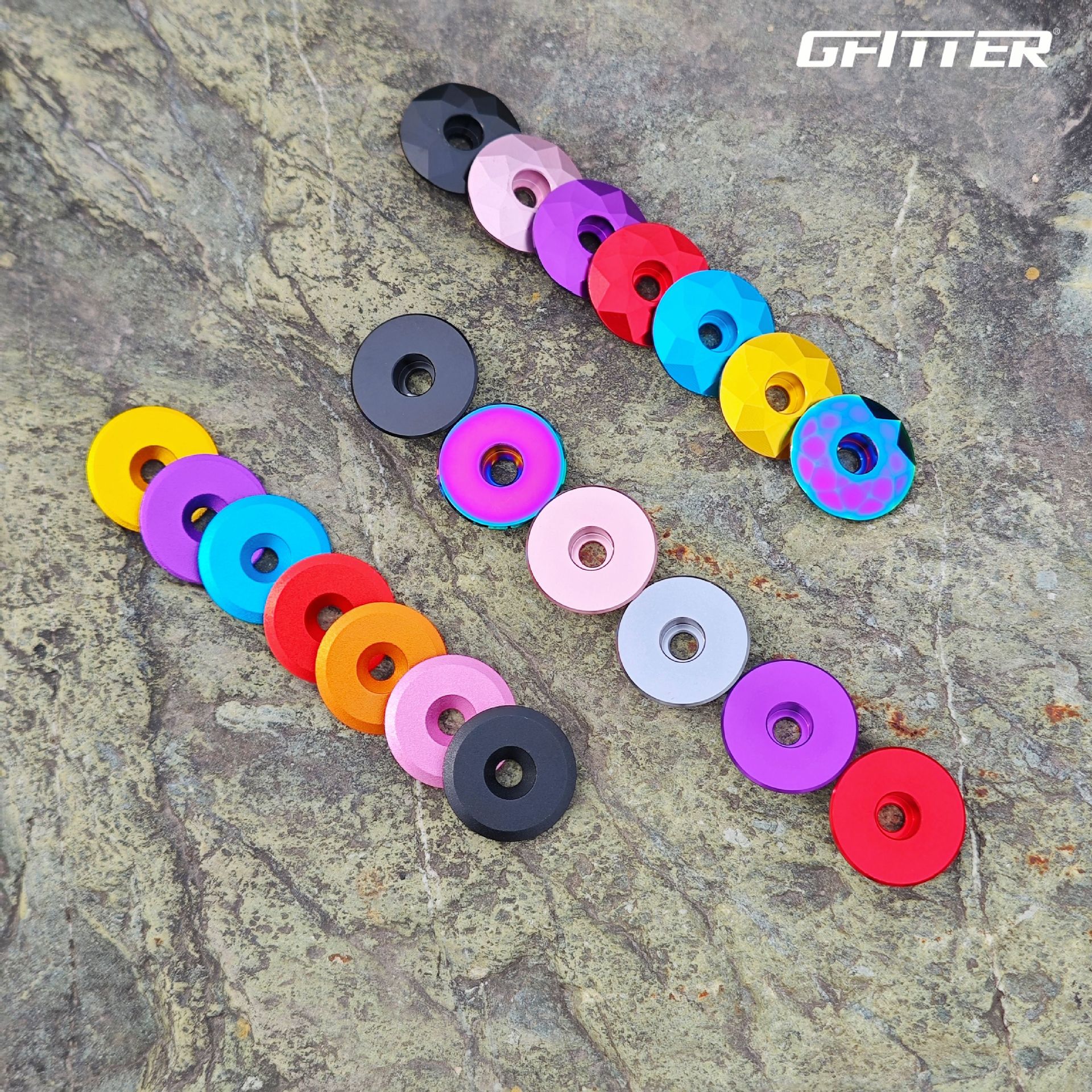 Gfitter Mountain Bike Headset Cover Dead Fly Road Handlebar Cover Aluminum Alloy Top Cover Front Fork 28.6mm Accessories
