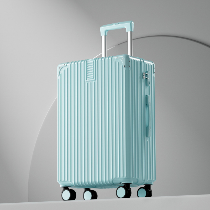 Lh607 glacier blue [single box classic + with compartment + five-hole reinforced silent wheels]