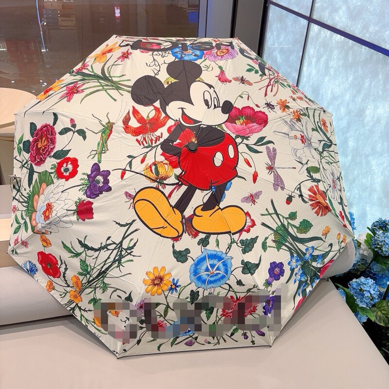 Double-G Full-automatic Sunny and Rainy Umbrella Trendy Brand Mickey Ni Cartoon UV Protection Sunscreen Women's New Joint Umbrella