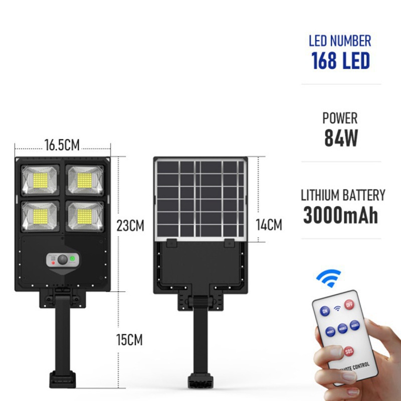 Transfronterizo exterior impermeable solar integral lámpara de calle lámpara de patio exterior lámpara de pared lámpara de iluminación doméstica