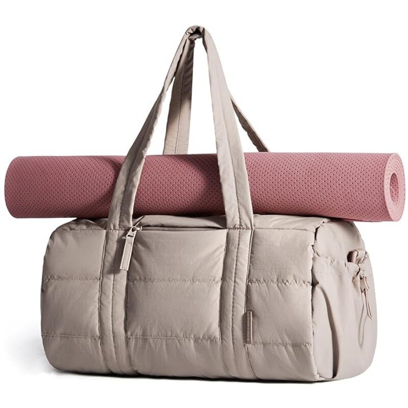 Amazon Women's Gym Bag, Padded Quilted Yoga Mat Bag, Crossbody Bag, 24L Travel Weekend Carry-on Luggage Bag Amazon Women's Gym Bag, Padded Quilted Yoga Mat Bag, Crossbody Bag, 24L Travel Weekend Carry-on Luggage Bag