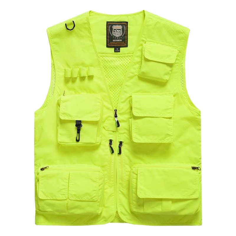 Vest Quick-Drying Mesh Multi-Pocket Photography Advertising Fishing Plus Size Men's Vest