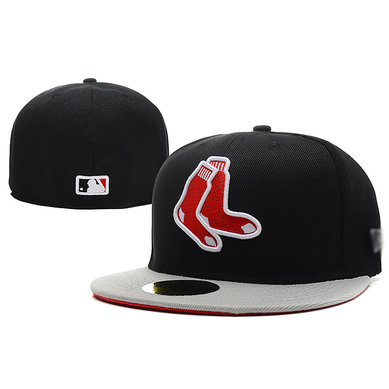 Comercio exterior transfronterizo Gorra de béisbol MLB Gorra de ala plana de camuflaje Liga de deportes americanos Gorra cerrada Tamaño de moda Gorra plana