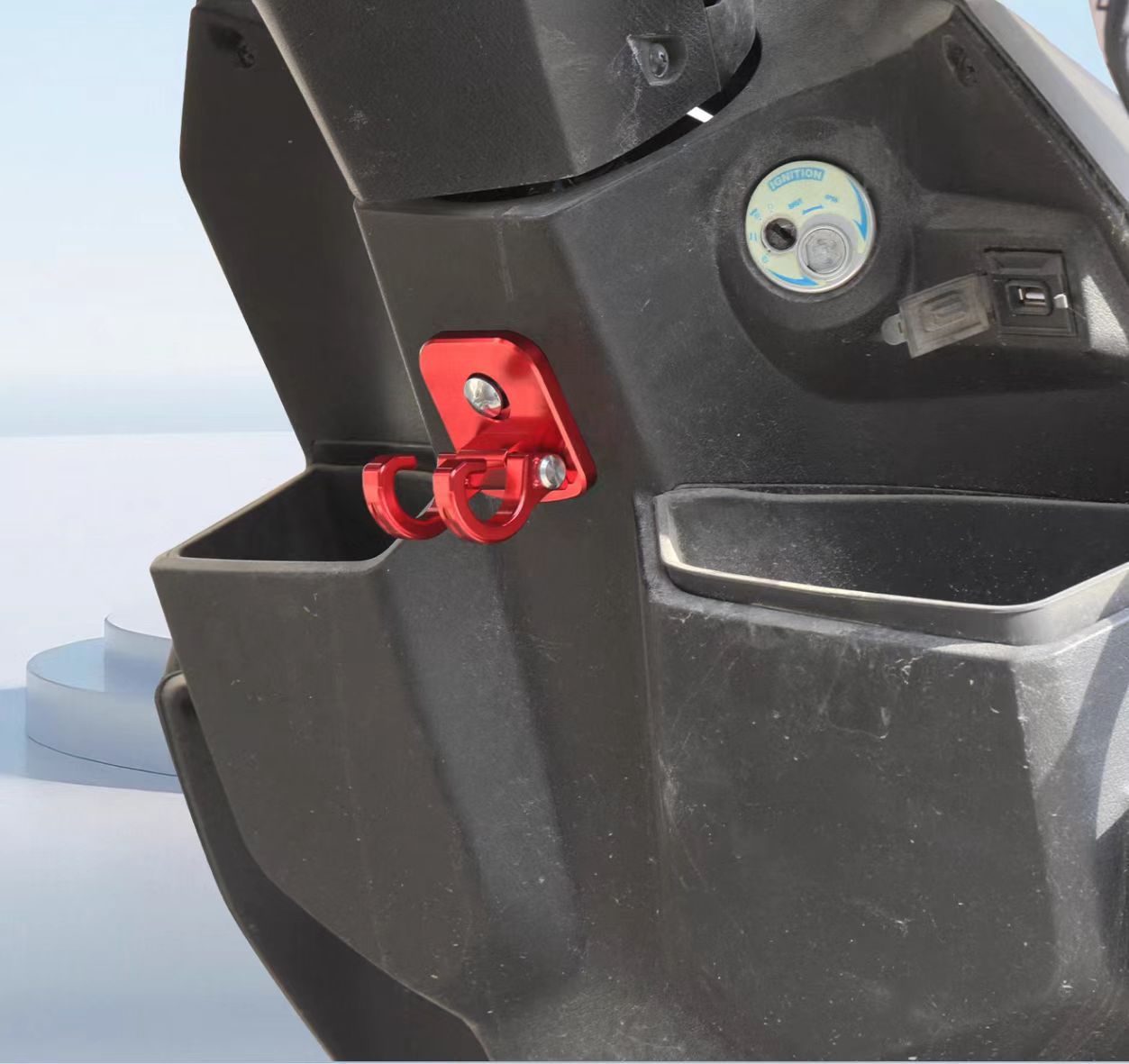 Motorcycle CNC hook, GIORNO NS125 LA 150 universal folding helmet hook, modification hook