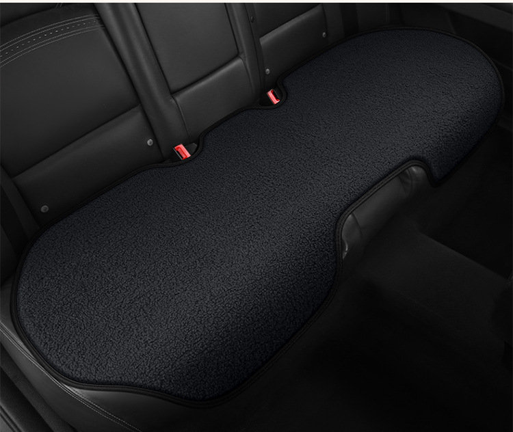New Plush Car Seat Cushion with the Word "Fu" for Good Luck and Good Luck Embroidered Seat Cushion Car Winter Non-Slip Warm Car Seat Cushion