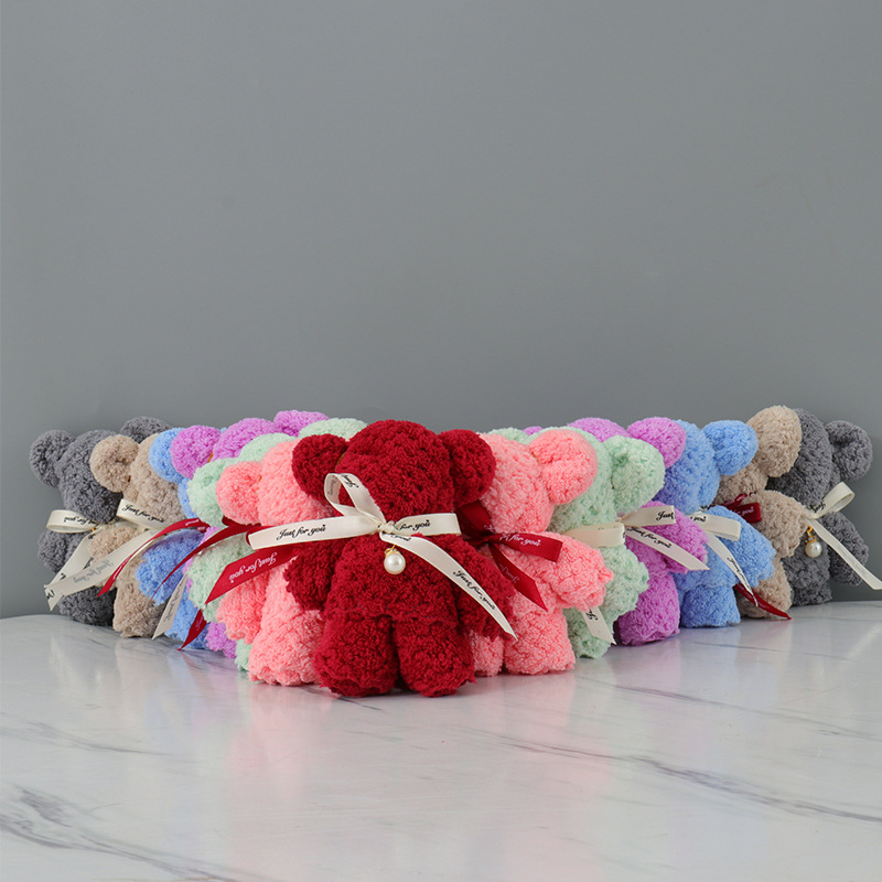 小熊毛巾批發禮品伴手禮生日結婚回禮喜鋪定 制LOGO開業禮品禮盒