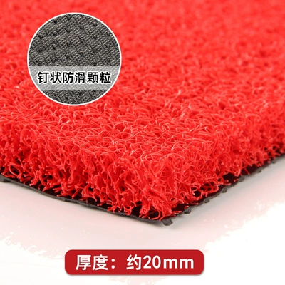 Avtomobil döşəmə paspasları — mat plastic carpet thickened - big-red-20-4060cm