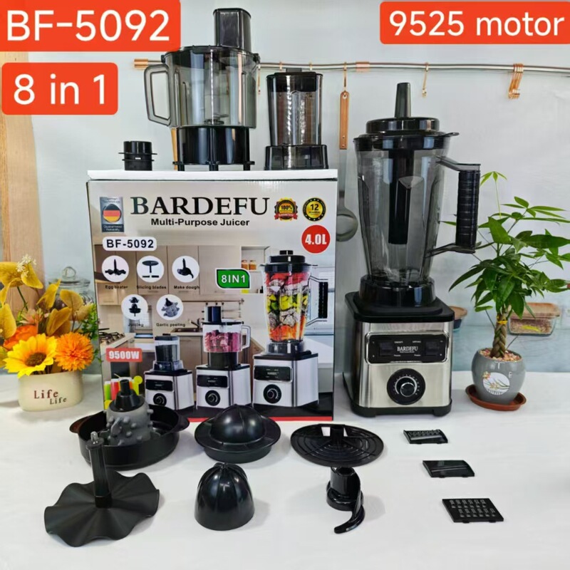 8 in 1 blender multifunctional soy milk maker, household fruit and vegetable grinder, juicer, food processor, and mixer for cross-border sales