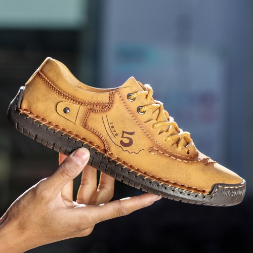 Men's Plus Size Soft Sole Handmade Versatile Leather Shoes
