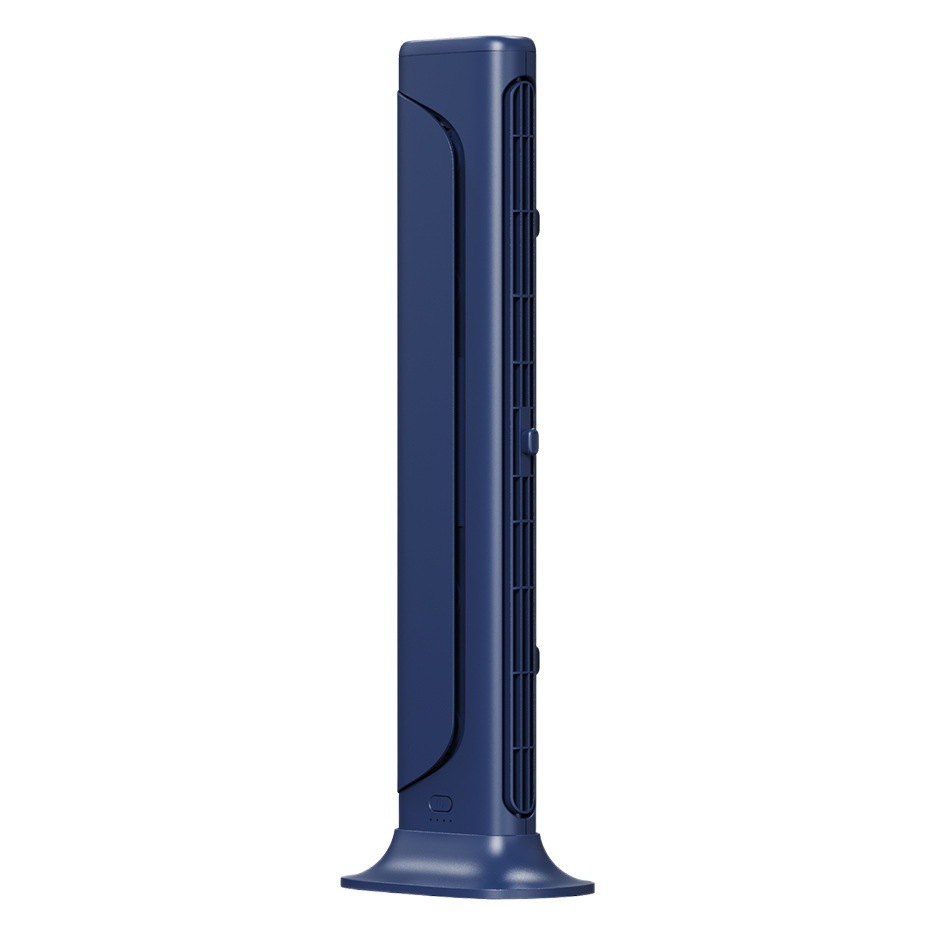 Nuevo ventilador de pantalla de alta potencia, inalámbrico, recargable por USB, ventilador de torre de escritorio de larga duración, pequeño ventilador de pantalla colgante recargable.