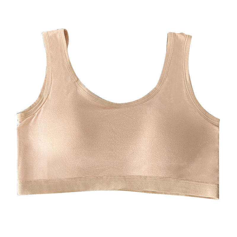 Sling para mujer Sujetador de verano de una pieza con almohadilla para el pecho, chaleco trasero de belleza, ropa interior sin costuras, tirantes finos con posavasos