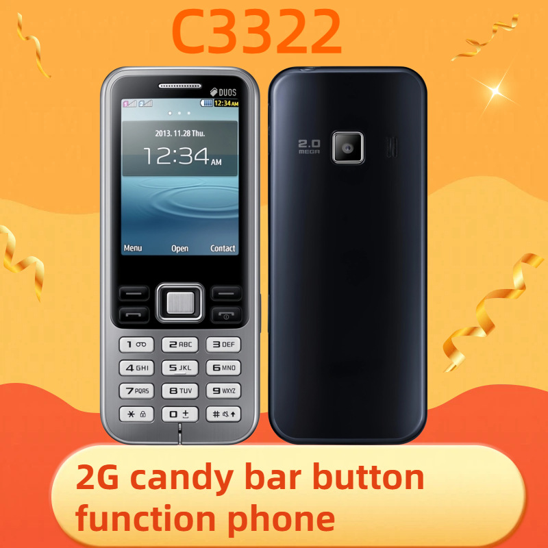 Qapaqlı düyməli telefon, iki SIM, yaşlılar üçün