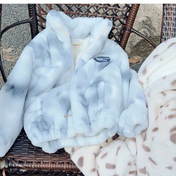 Baby Cotton-Padded Clothes with Velvet and Thickeneding for Boys and Girls, Imitation Fur Sweaters and Cotton-Padded Jackets, Kidsren's Warm Winter Outwears, Family Wear