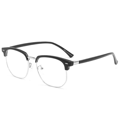 New retro myopia glasses for men, anti-blue light radiation, elegant and handsome men's frames, casual business flat glasses