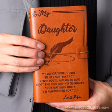 手账本A6复古绑带旅行本办公随行记事本日记本创意牛皮笔记手帐本