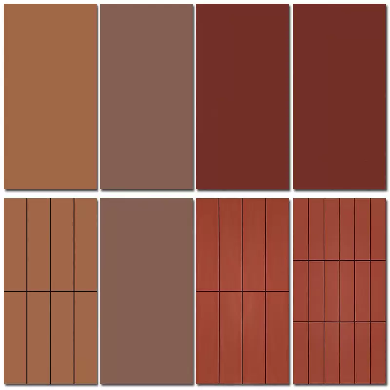 焦糖色纯酒红色格子砖300*600餐厅厨房咖啡卫生间墙砖浴室内瓷砖