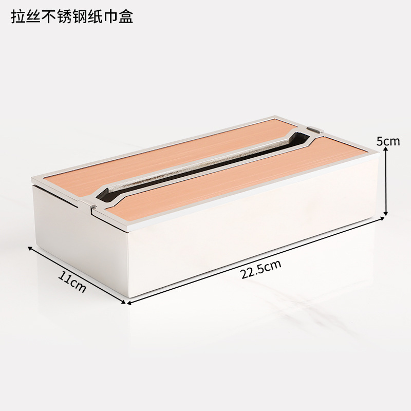 Ktv acero inoxidable cepillado conjunto completo suministros de Decoración de mesa caja de negocios Cenicero plato de fruta Luz de lujo decoración de escritorio traje